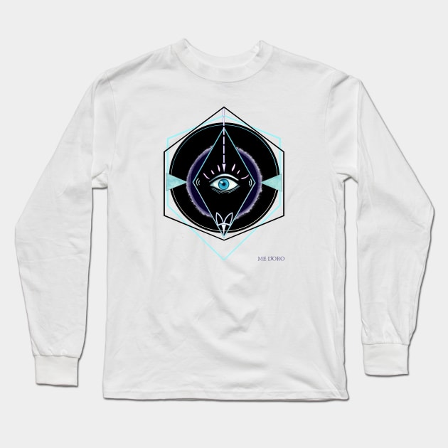 Awaken Third Eye Chakra Long Sleeve T-Shirt by Medoro design